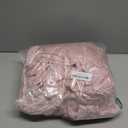 HEARTNICE Womens Long Hooded Robe, Soft Warm Fleece Bathrobes Full Length Plush House Coat (Small-Medium, Dusty Pink)