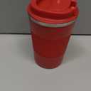 17oz Stainless Steel Insulated Coffee with Flip Lid - Leak-Proof Travel Mug | Vacuum Insulated Cup for Hot and Cold Drinks - 17oz(Red)
Color: Red