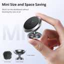 Magnetic Phone Car Mount, Syncwire Car Phone Holder for Dashboard, Cell Phone Car Kits, 360 Adjustable Magnet Cell Phone Mount Compatible with iPhone, Samsung, LG, GPS, Mini Tablet - Gray