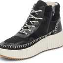 Dolce Vita Women's Daley Sneaker (7.5, Black Multi Suede)