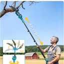 SEESII 8-in-1 Cordless Pole Chainsaw, Hedge Trimmer, Pruning Shears Combo