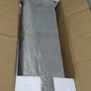 SUPERFLO 4 Gallon Bathroom Trash Can Tilt Out Trash Bin Cabinet, Hidden Trash Can Cabinet Recessed Wall Mounted Stainless Steel with Toilet Paper Holder for Bathroom/Bedroom/Office Renovation, Black