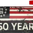 250 Years American Flag Welcome Magnetic Mailbox Cover, 250th Anniversary USA Patriotic Mailbox Wrap Decorative for Garden Yard Home 25.5x21 in