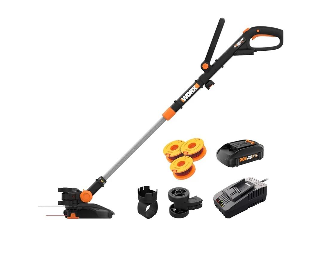 Worx GT Revolution 20V 12" String Trimmer Grass Trimmer/Edger/Mini-Mower, WG170.2
