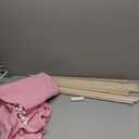 Windyun 6 Pcs Kids Teepee Tent Foldable Washable Indoor Outdoor for Boys Girls Toddler Boho Sleepovers Birthday Pajama Party Spa Supplies(63 Inch,Light Pink, Rose Red)