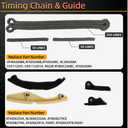 AT4E6268BE Timing Chain Kit w/Water Pump Fit For Ford Edge Explorer Taurus Police Flex, Lincoln MKS/MKZ/MKX 3.5L 3.7 L 2011-2019 V6 AW6348 9-5689