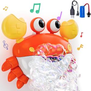 Bath Toys for Kids Ages 1-3: Bath Bubble Machine with 12 Music - Bath Toys Toddlers 2-4-8 Bathtub Bubble Maker - Bath Toy for Babies 12+ Months
