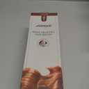 AIMIKE Round Hair Brush, Nano Thermal Ceramic & Ionic Tech, 2.1 Inch Barrel with Boar Bristles for Enhanced Texture, Golden, Hair Drying, Styling, Curling and Shine + 4 Free Clips