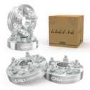 Customadeonly 5x114.3 Wheel Spacers for RSX RL CL TL Prelude CRV MDx Pilot S2000 NSX Accord Element TSx, 32mm (1.25") Thick Hubcentric 64.1mm Bore M12x1.5 Studs (4pcs) 5x4.5 Hub Centric Spacer