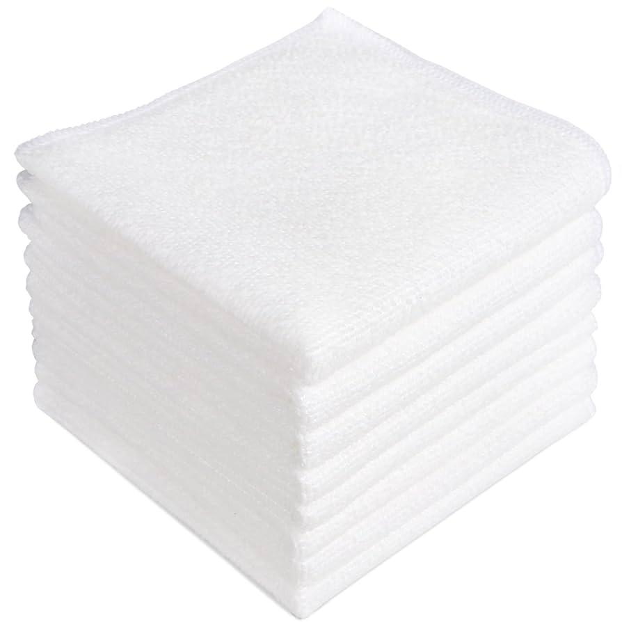 Microfiber Towels 8 pcs,  58" x 28" ( White )