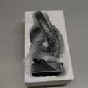 15" Modern Abstract Ribbon Decorative Sculpture, Knot Sculptures,Home Decor,Coffee Table Statues,Dining Living Room Desk DecorBlack