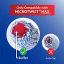 O-Cedar MicroTwist MAX Microfiber Mop with 2 MicroTwist MAX Refills and Citrus Floor Cleaning PACS