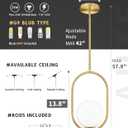 AUTELO 2 Pack Pendant Lights Kitchen Island, Matte Black Glass Pendant Lights with Milky White Globe Hanging Lamp, Adjustable Rods for Kitchen Bar Dining Room, H9376 MGBK-2PK, 13.8" H