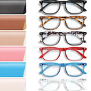 NOVIVON 6 Pack Reading Glasses for Women, Reading glasses men, Blue Light Blocking Readers, Computer eye glasses, Cheaters +3.0