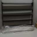 J JACKCUBE DESIGN Rustic Wood Nail Polish Organizer with 6 Tier shelves 100 bottles Wall Mount Display Rack Makeup Bottles Holder Storage for Nail Salon Bedroom Dress room - MK528A