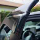 JOYTUTUS Low Profile Rain Guards Compatible with 2025 2026 Toyota 4Runner, Outside Mount Window Vent Visor Tape-On Window Deflectors | No-Gap Design | Reduces Wind Noise & Rain