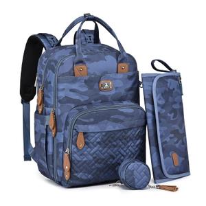 Dikaslon Diaper Bag Backpack with Portable Changing Pad,Baby Essentials