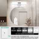 TRLIFE Modern Bathroom Vanity Light, 10W LED, 3 Color Temperature, Dimmable, 18.1inch, Stainless Steel