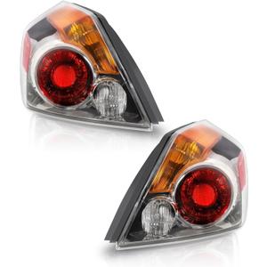 Tail Light Assembly Fit For 2007-2012 Nissan Altima 4-Door Sedan 2007 2008 2009 2010 2011 2012 Nissan Altima Driver And Passenger Side (Set, chrome trim)