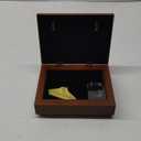Cottage Garden Trail of Beautiful Memories Woodgrain Rope Trim Keepsake Music Box Plays Edelweiss
