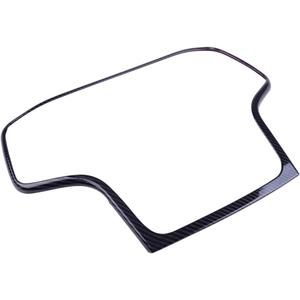 Beler Carbon Fiber Style Dashboard GPS Navigation Cover Trim Fit for Jeep Grand Cherokee 2014-2018