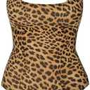 Narecte Sexy One Piece Bathing Suit for Women Tummy Control High Cut One Piece Swimsuit Womens Swim Suit, Larg