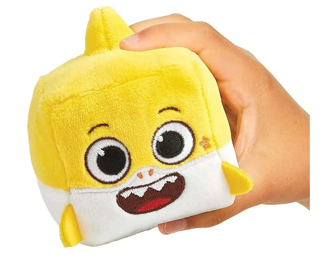 Pinkfong Baby Shark Plush Cube with Sound [2022] 3 Pack