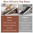 Dog Ramp for High Bed Couch, 55" Long Pet Steps for Any Sizes Dogs