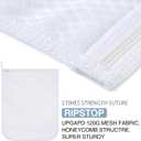 4 pcs Durable Honeycomb Mesh Laundry Bags for Delicates 16" x 19" (2 Large) 12" x 15" (2 Medium)