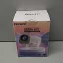 Mini Projector with WiFi and Bluetooth Built-in Apps Smart Projector Support 1080P FHD Movie Projector for Bedroom 180 Rotatable Auto Keystone Compatibile with HDMI/TV Stick/Memory Stick/Laptop,White