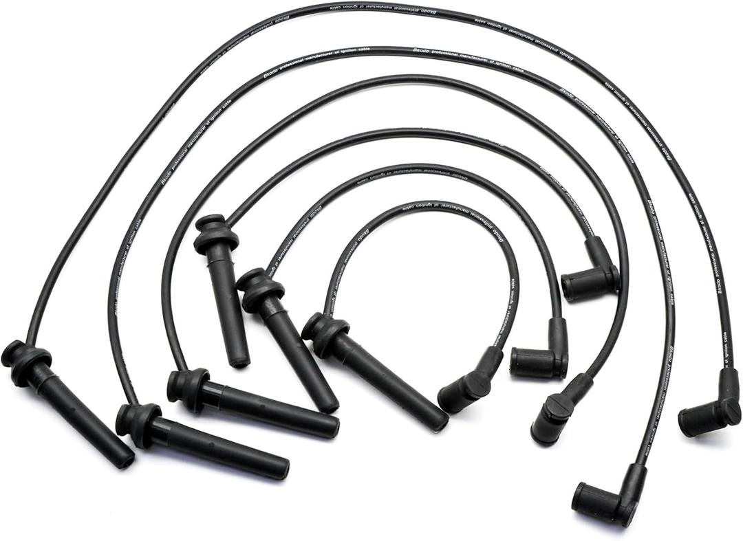 671-6116 Ignition Spark Plug Wires Set of 6 Fits for Ford Taurus for Mercury Sable 2001 2002 2003 3.0L OE 1U2Z12259HA