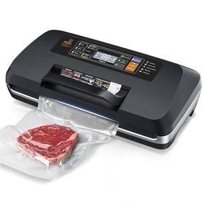 95kpa Vacuum Sealer Machine,Commercial Fully Automatic Food Sealer,10-in-1 Functions & Powerful Sealing System with Double Heat Seal,Easy-Lock Handle,Built-in Cutter,1 Bag Rolls and 10 Pre-cut Bags