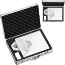 Starlink Mini Case, Aluminum Alloy Travel Suticase with Precision Form for Starlink Mini Dish, Kickstand, Pipe Adapter and Accessories