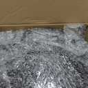 BUCLA 100 Pieces Black and Gold Plastic Dinner Plates - 10.25 inch Black Disposable Plates with Gold Rim - Ideal for Party, Graduation & New Year