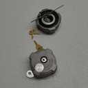 Two Keyed Alike American Made Premium Freightliner Cascadia 1/4 Quarter Turn Locking Diesel Fuel Gas Caps (FTAC93)