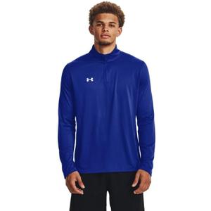 Under Armour Men's Team Tech 1/4 Zip Loose Royal Blue Long Sleeve Shirt (X-Large)