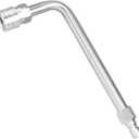 Pressure Washer Gutter Rod, 7 inch 90 Degree Curved Angled Stainless Steel lance, Pressure Washer Gutter Cleaner Attachment with 1/4 Inch Quick Connect