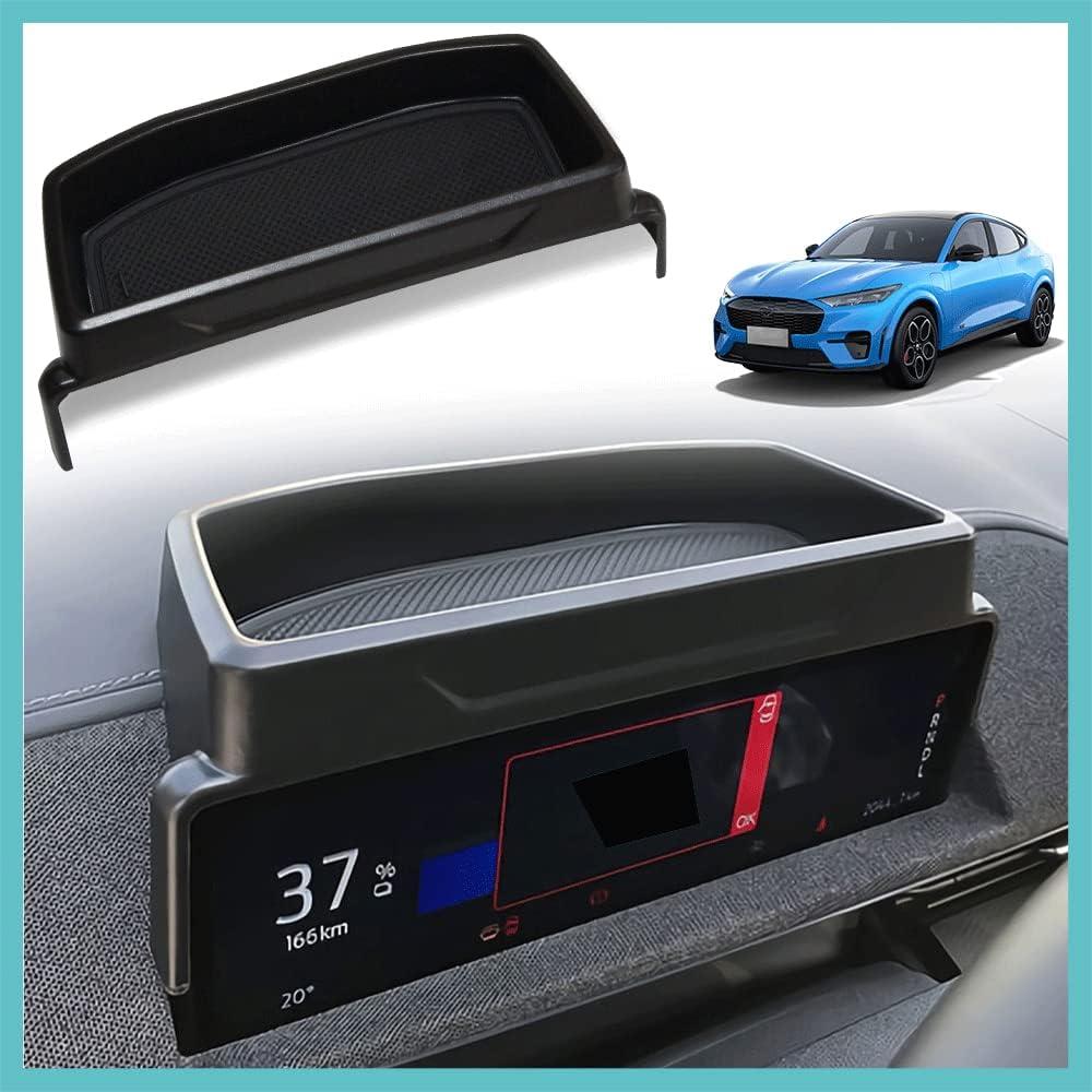BestEvMod Compatible with Mach E Center Console Dash Storage Box Tray Organizer Sunglasses Compatible with Mustang Mach-E Interior 2021-2024 2025