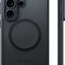 TORRAS for Samsung Galaxy S26 Ultra Case, [Military Grade Protection] [Fit for MagSafe] Shockproof Magnetic Translucent Classic Grippy DIY Button for Samsung S26 Ultra Case Slim, Black