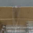 Molain 40 Pcs Plastic Small Cylinder Vases, 7" Tall x 2.1" Diameter Cylinder Vase for Centerpieces MultiUse Flower Vase Bulk Small Clear Flower Container for Wedding Bridal