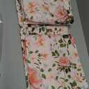 CGK Unlimited Floral Sheets - Pink Floral Rose Bed Sheet Set - 1 Flat, 1 Fitted & 2 Pillowcases w/Deep Pockets - Wrinkle & Fade Free - Boho Botanical Bedding - Ultra-Soft, Breathable and Cooling (Queen, 19 - Secret Garden)
