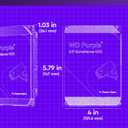 Western Digital 6TB WD Purple Surveillance Internal Hard Drive HDD - SATA 6 Gb/s, 256 MB Cache, 3.5" - WD64PURZ