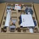 Dog Grooming Kit with Vacuum, 15000Pa Pet Hair Clipper and Shedding Brush, 50dB Low Noise, 2L Capacity, White