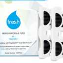 FRESH AF-1 Refrigerator Air Filter Replacement for Frigidaire - Compatible with Models: AF-1, FRGPAAF1, RAF-1 - Advanced Carbon Filter Technology - (3 Pack) Air filter by MIST