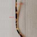 1 Pair Glasses Replacement Arms Legs, Plastic Temple Arms for Eyeglasses Sunglasses, Leopard Print, 1mm Tooth Thickness