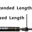4531 Rear Tailgate Trunk Lift Supports Shock Struts Arms Prop Rod Damper Gas Springs Left & Right for Chevrolet Blazer 1995-2005 GMC Jimmy 1995-2001 Olds Bravada 1996-2004, SG430018 15024181
