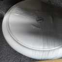 Kanwone 3 Tiered Serving Stand with White Porcelain Plates, 10" Round Tray, Dessert Table Display Set, Black Metal Stand, Versatile & Durable