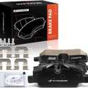 A-Premium Rear Ceramic Disc Brake Pads Set Compatible with Mini Cooper 2015-2022, 1.5L 2.0L, 4 Pcs