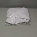 Cocktail Table Covers - 2 Pack 24"x 43" White Cocktail Table Tablecloth with Natural Wavy Round Skirt for Bar Wedding Party Banquet