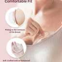 Momcozy Breast Milk Collector, Milk Collectors for Breastfeeding, Reusable Breast Milk Shells, Silicone Catcher with More Fit & Soft (3oz/90ml, 2 Counts)